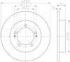 HELLA PAGID 8DD 355 116-301 Brake Disc